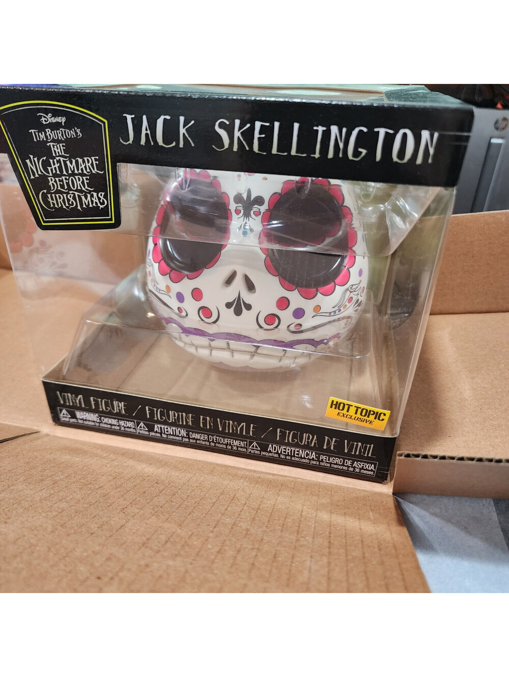 Funko Jack Skellington Sugar Skull 5" Vinyl Head Hot Topic Exclusive Disney